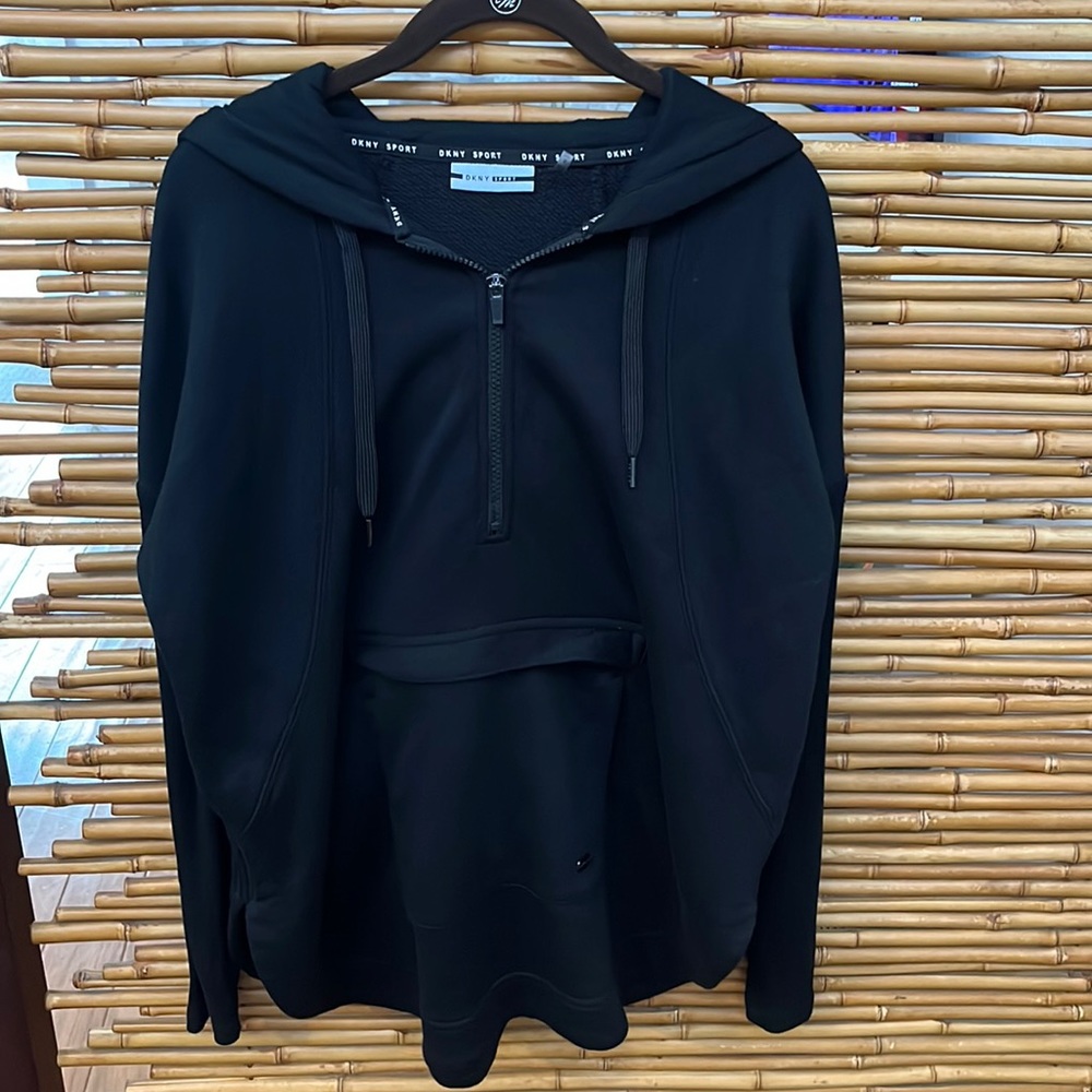 DKNY sport black long sleeve, tunic, size small